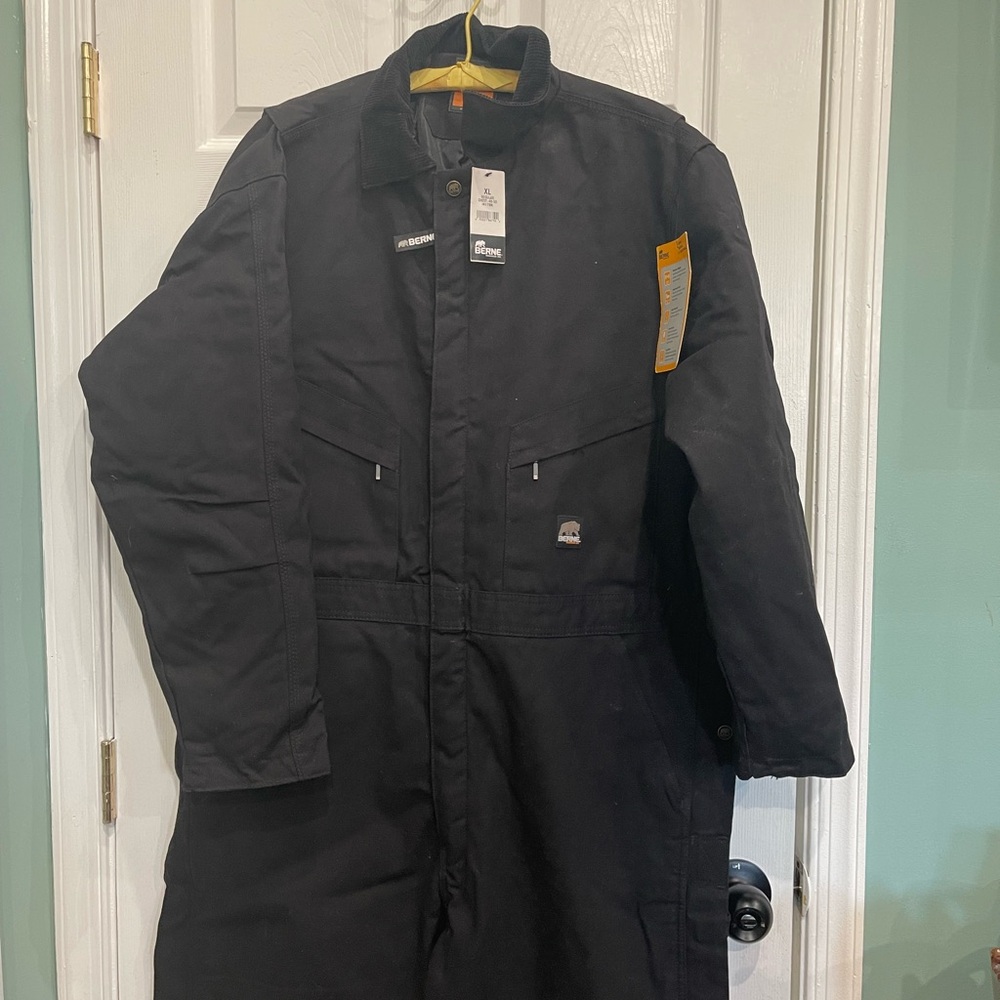 Berne Men insulated Coveralls Jacket Size X Large/  Regular Chest 48-50.